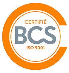 Certifié BCS Iso 9001
